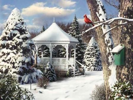 paysage d'hiver